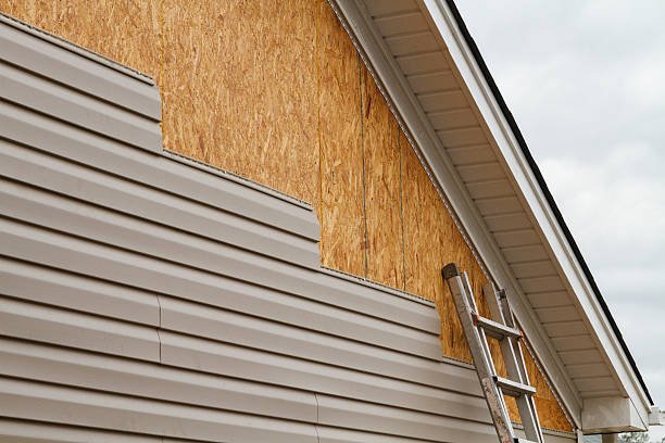 Professional Storm Damage Siding Repair technician working in Ashland, NJ